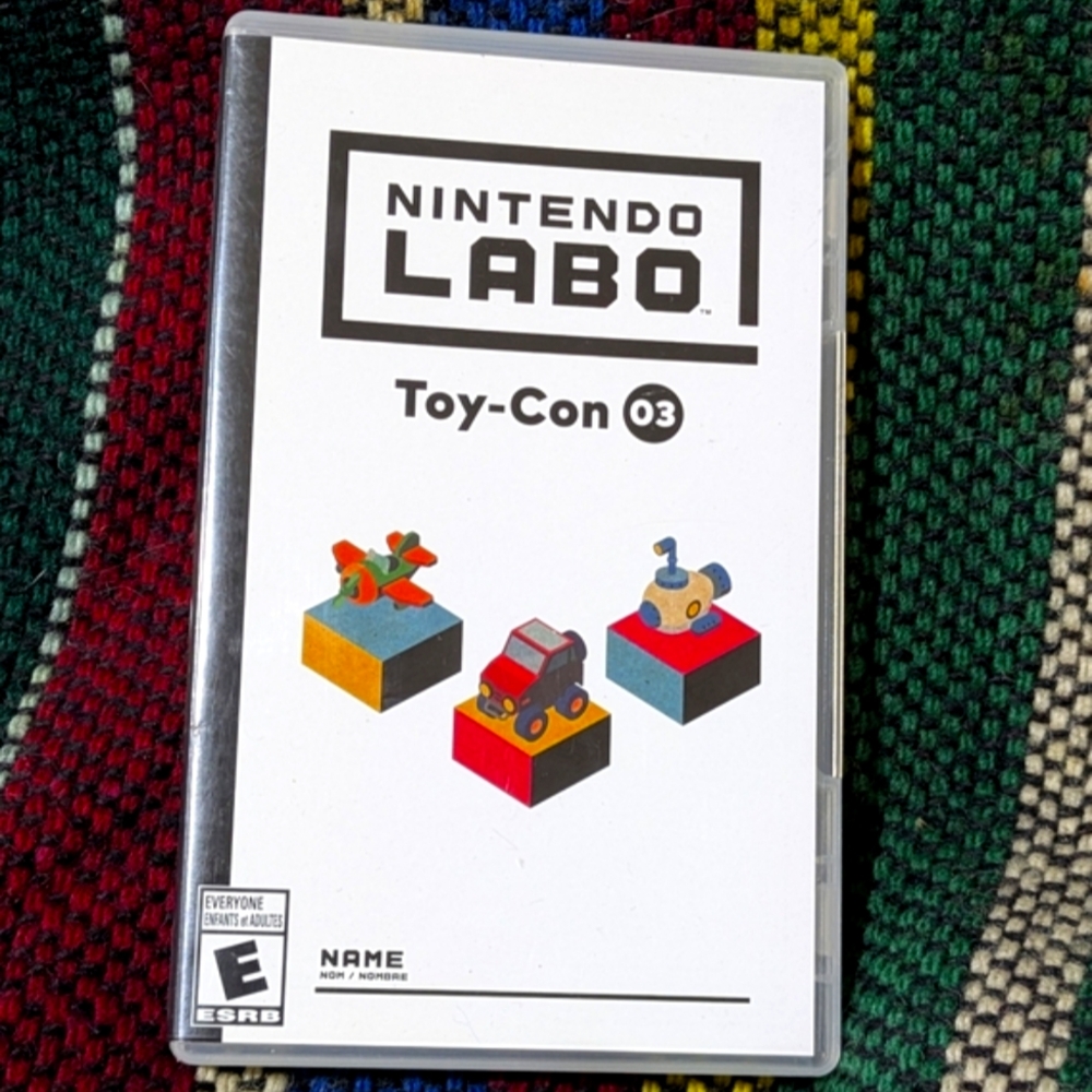Nintendo LABO TOY CON 03 | Nintendo Switch Game Cart + Box | No Manual | VG+